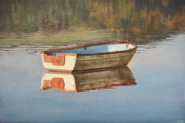 - Oil on Board, Painting by Nick J Williams, measuring 20 x 30 cm (H x W) framed at 33 x 43 cm £1250